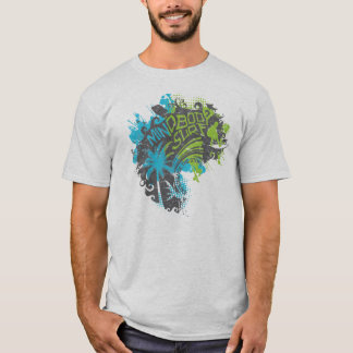 Sinneskörper-Brandung Welle-Dunkel T-Shirt