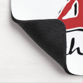 Sinneskörper-Geist Hatha Yoga Mousepad (Ecke)