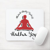Sinneskörper-Geist Hatha Yoga Mousepad (Mit Mouse)