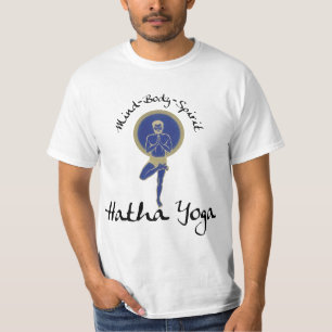 Sinneskörper-Geist Hatha Yoga-T - Shirt