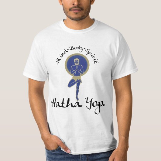 Sinneskörper-Geist Hatha Yoga-T - Shirt (Vorderseite)
