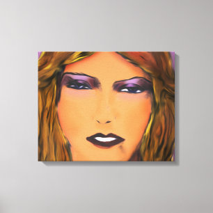 Sinnliche Frauenskizze Leinwanddruck