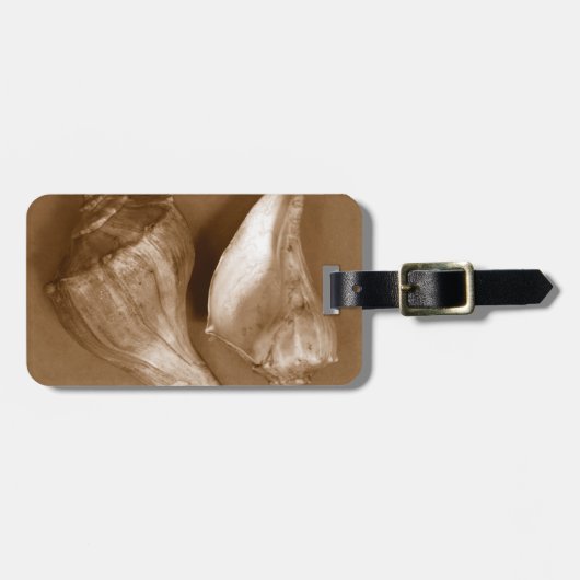 Sinnliche Muscheln Gepäckanhänger (Vorderseite horizontal)