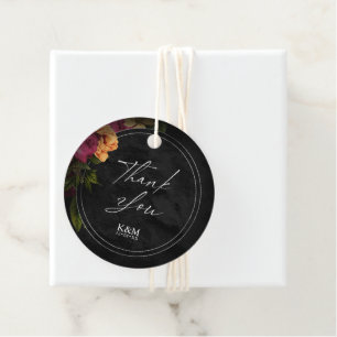 Sinnliche Nächte Blumenhochzeit Danke, ID829 Geschenkanhänger