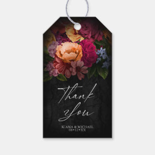 Sinnliche Nächte Blumenhochzeit Danke V2 ID829 Geschenkanhänger