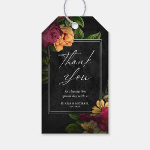 Sinnliche Nächte Blumenhochzeit Danke V2 ID829 Geschenkanhänger