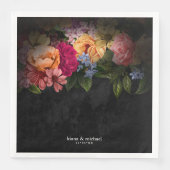 Sinnliche Nächte Blumenhochzeit V2 ID829 Serviette (Vorderseite)