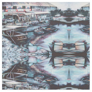 Sinnliche Präsidentin von Dusk, Jaffa, Israel Stoff