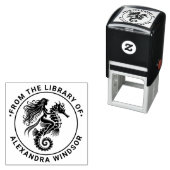 Sinnlicher Name des Seepferds Mermaid Riding Permastempel (Beispiel)