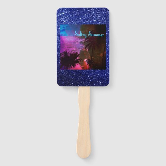 Sinnlicher Sommer Fächer (Vorderseite)