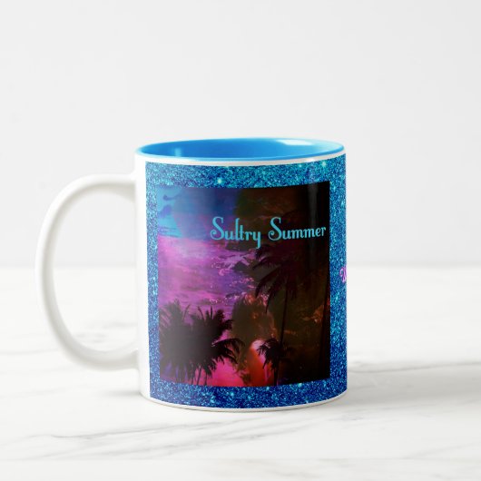 Sinnlicher Sommer Zweifarbige Tasse (Links)