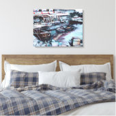 Sinnlicher Vorlauf zur Abenddämmerung, Jaffe, Isra Leinwanddruck (Insitu (Schlafzimmer))