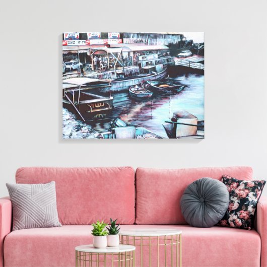 Sinnlicher Vorlauf zur Abenddämmerung, Jaffe, Isra Leinwanddruck (Insitu (Wohnzimmer))