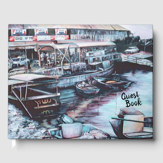 Sinnlicher Vorsatz an Dusk, Jaffe, Israel Gästebuch (Vorderseite)