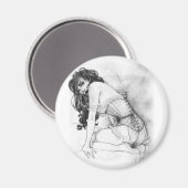 Sinnliches Korsett Magnet (Vorderseite/Rückseite)