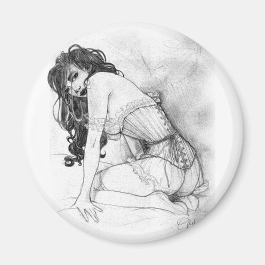 Sinnliches Korsett Magnet (Vorne)