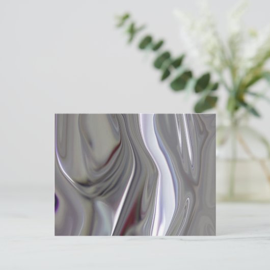 Sinnliches Silber Postkarte (Stehend Vorderseite)