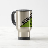 Sinnlose Geometrie Reisebecher (Vorderseite Links)