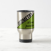 Sinnlose Geometrie Reisebecher (Mittel)