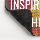 Sinnlose inspirierende Phrase Mousepad (Ecke)