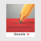 sinnlose Tablette auf einem Laptop Aufkleber (Blatt)