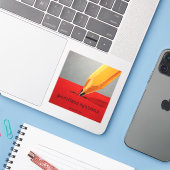 sinnlose Tablette auf einem Laptop Aufkleber (Laptop mit iPhone)