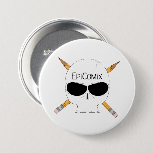 Sinnloser EpiComix Knopf Button (Vorne & Hinten)