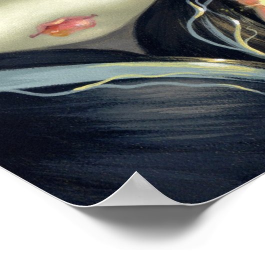 Sinnloser Prophezeiender ART PRINT Hexensurrealism Poster (Ecke)