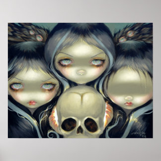 Sinnloser Prophezeiender ART PRINT Hexensurrealism Poster