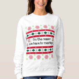 Sinnloses Meeting Survivor Ugly Sweater - Sweatshirt