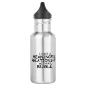 Sinnvolle Beziehung Bugle Edelstahlflasche (Links)