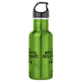 Sinnvolle Beziehung Horn Edelstahlflasche (Vorderseite)