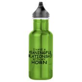 Sinnvolle Beziehung Horn Edelstahlflasche (Rechts)