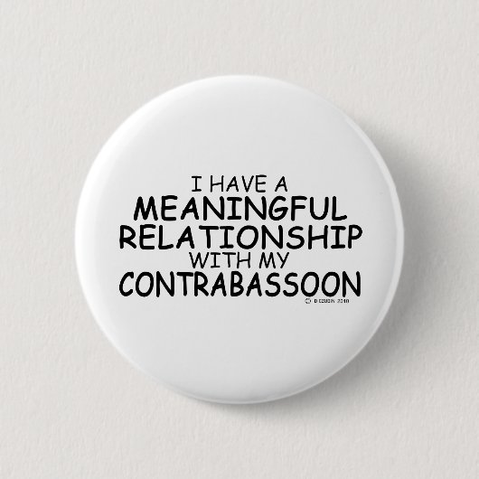 Sinnvolle Beziehung Kontrabassoon Button (Vorderseite)