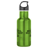 Sinnvolles Beziehungstrommel Edelstahlflasche (Vorderseite)