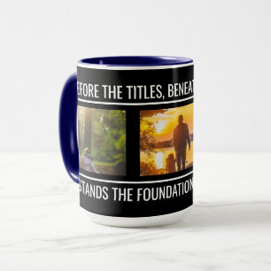 Sinnvolles Inspirierendes Vatertags-Tasse  Tasse
