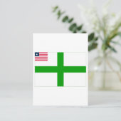 Sinoe Landkreis Flag Postkarte (Stehend Vorderseite)