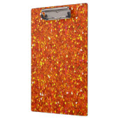 Sinopia Orange Glitzer Klemmbrett (Links)