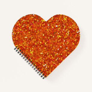 Sinopia Orange Glitzer Notizblock