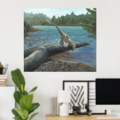 Sinornithosaurus Print Poster (Heimbüro)