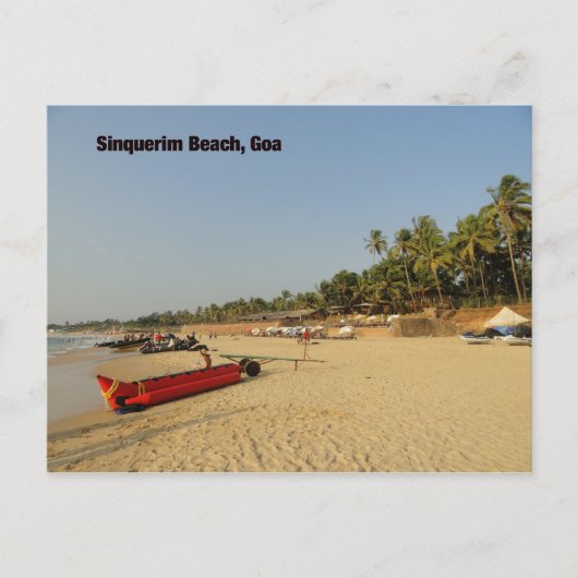 Sinquerim Beach Postkarte (Vorderseite)