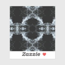 Sins and Virtues Abstract Black White Fluid Art