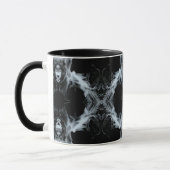 Sins and Virtues Abstract Black White Fluid Art Tasse (Links)