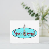 Sinsational Cakes - Postkarte (Stehend Vorderseite)