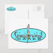 Sinsational Cakes - Postkarte (Vorne/Hinten)
