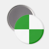 Sint Agatha Berchem, Belgien Magnet (Vorderseite/Rückseite)