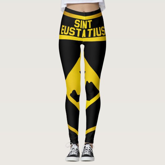 Sint Eustatius Emblem Leggings (Vorderseite)