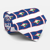 Sint Eustatius Flag Krawatte (Gerollt)