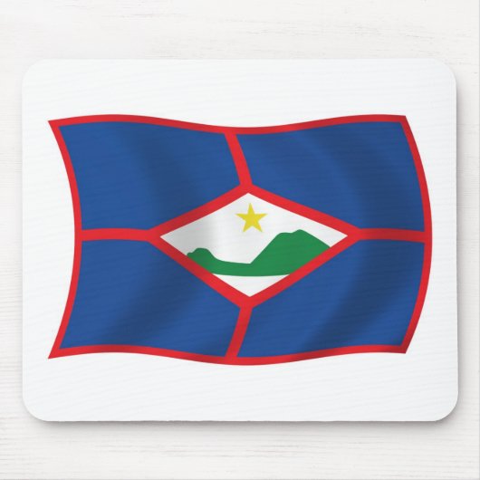 Sint Eustatius Flag Mousepad (Vorne)