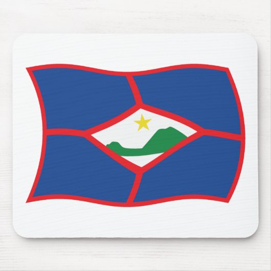 Sint Eustatius Flag Mousepad (Vorne)